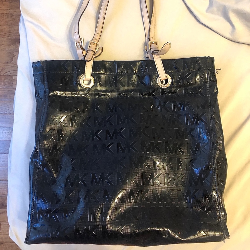 Michael kors black tote bag